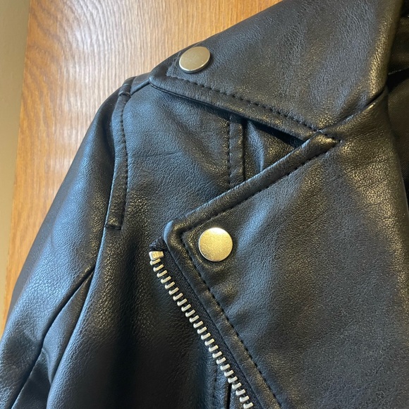 NWT Vegan leather moto jacket XS - Picture 4 of 6
